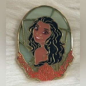 Loungefly Disney Princess Moana Stained Glass Portrait Blind Box Pin